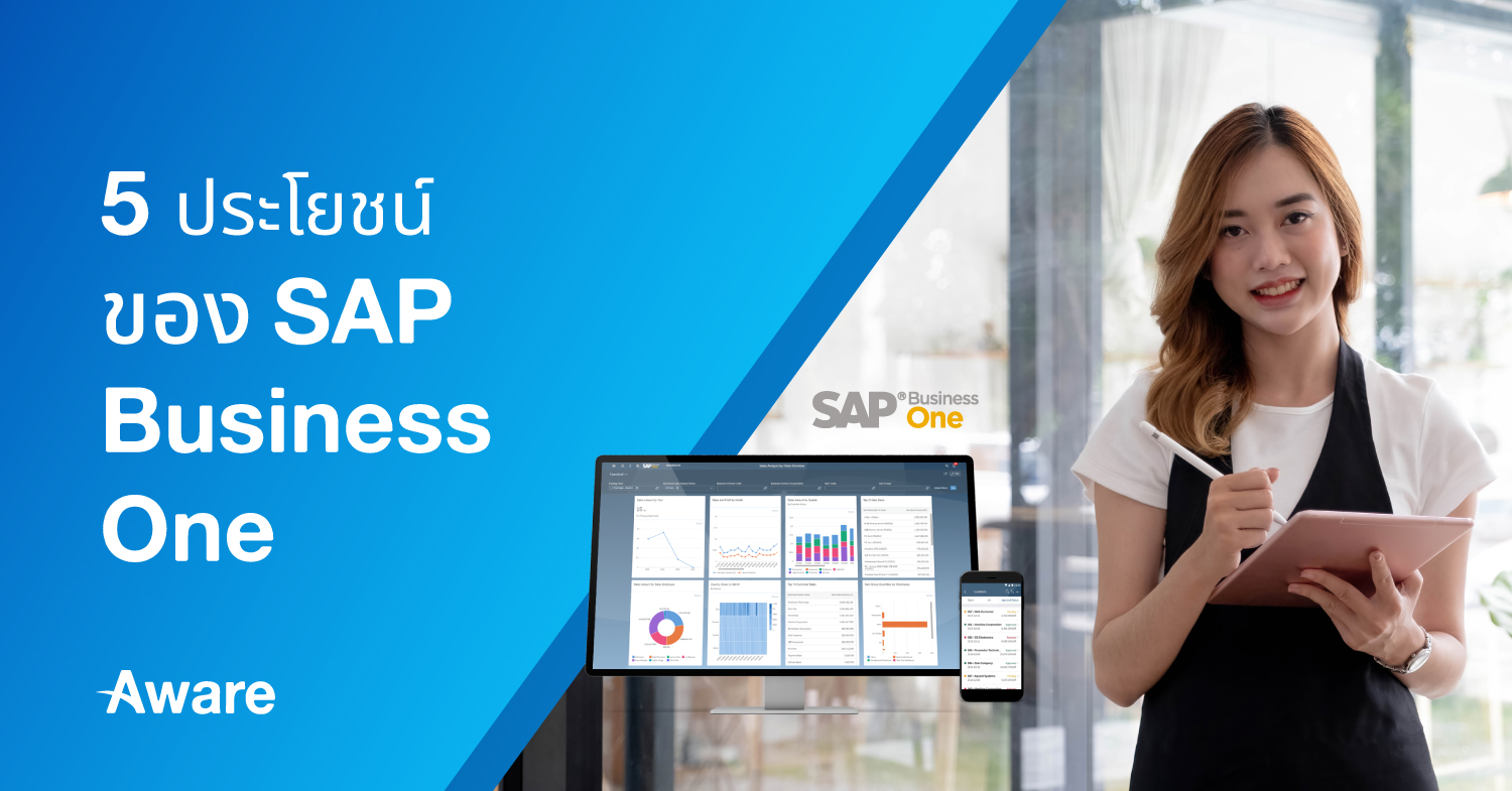 5 ประโยชน์หลักของ SAP B1 