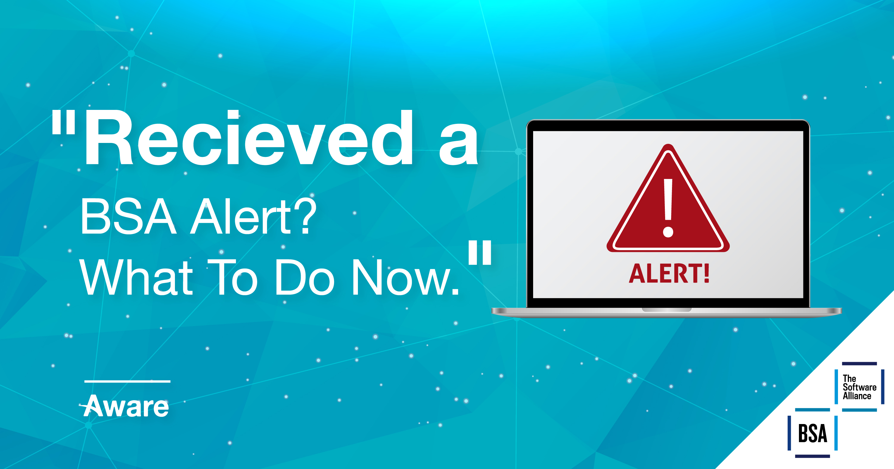 What should I do, I have received a letter requesting a BSA software audit?