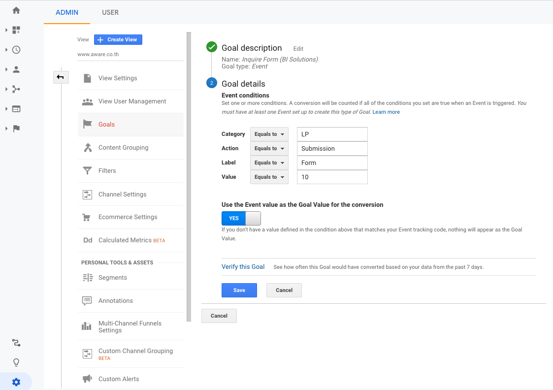 Track Contact Form 7 Submissions & Link Google Analytics Goals